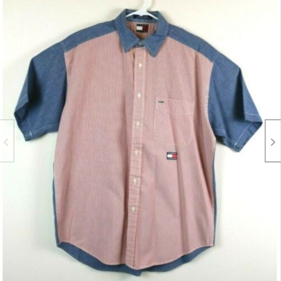 Tommy Hilfiger Other - Tommy Hilfiger Short Sleeve Button Up Cotton Shirt